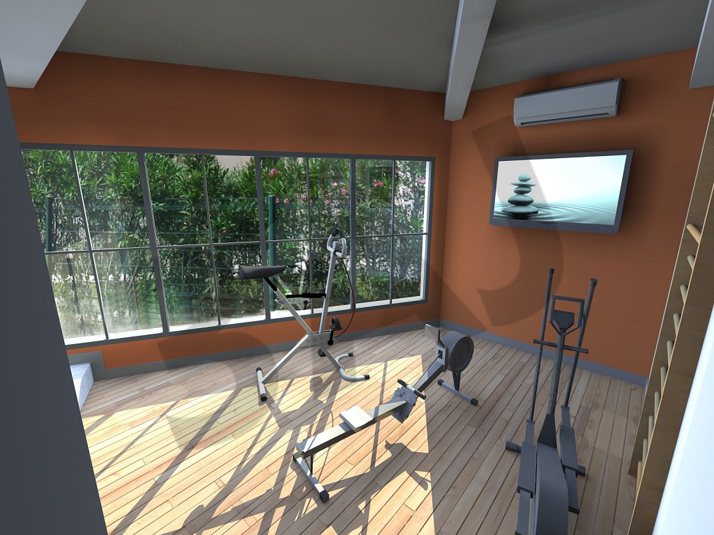 Extension Salle Sport Privée